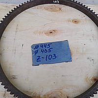 Венец маховика диаметр внешний-445мм, внутренний-405мм Z-103
