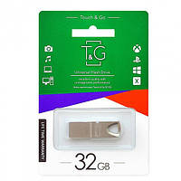 T&G Metal Series TG117SL-32G 32Gb USB флеш накопичувач Black с дужкой брелок