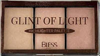 Bless cosmetics Хайлайтер трио GLINT OF LIGHT № 01