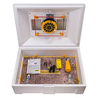 Інкубатор з механічним переворотом Інверторний Теплуша 100 ІБ 12/50 (ТЕН,12В,Механічний,Вологомір)