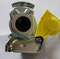 Пневматическая головка (груша) М22x1.5 с клапаном желтая
