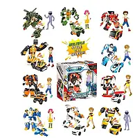 Трансформер Q 1916  10 видів, світло, в коробці