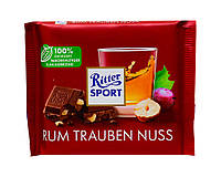 Шоколад молочный с ромом, изюмом и фундуком Ritter Sport Rum Trauben Nuss, 100 г (4000417601216)