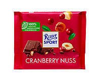 Шоколад молочный с клюквой и фундуком Ritter Sport Cranberry Nuss, 100 г (4000417626417)