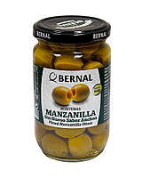 Оливки Мансанилья без косточки, со вкусом анчоуса Bernal Aceitunas Manzanilla Sin Hueso Sabor Anchoa, 300 г