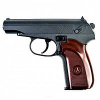 Детский пистолет на пульках "Макарова ПМ" Galaxy G29 спринговый металл черный, World-of-Toys