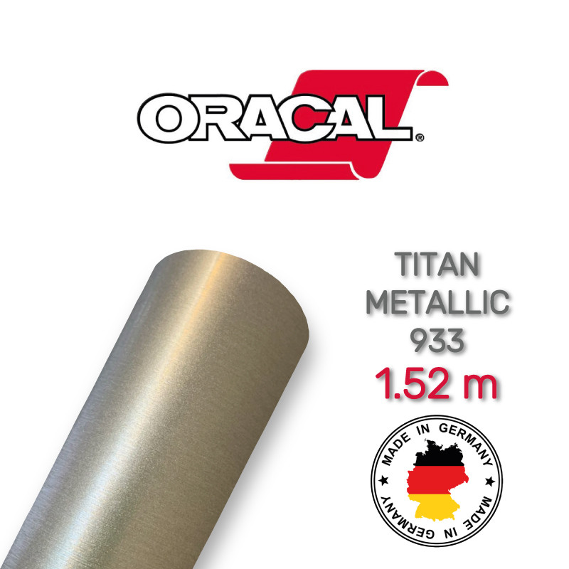 Oracal 975 Brushed Premium Structure Cast Titan Metallic, фото 1