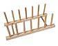 Підставка-сушарка під тарілки Stenson дерев'яна 28х10см, фото 2