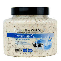 Скраб для тіла Wokali Fresh Skin Scrub Cow Milk WKL217 500 г