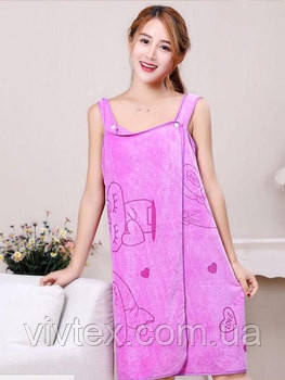 Рушник-халат мікрофібра 140х80, фото 1