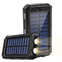 Аккумулятор павербанк на солнечной батарее Solar Charger 20000 mAh 1 шт