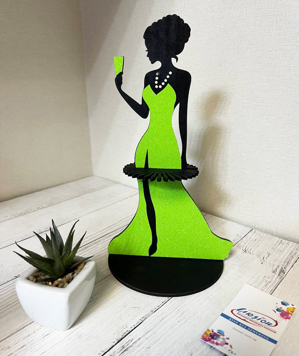 Підставка для серветок "Lady in light green"
