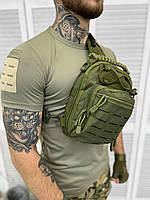 Тактическая нагрудная сумка, сумка слинг тактическая, нагрудная сумка для военных, армейская нагрудная сумка