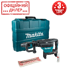 Акумуляторний відбійний молоток XGT 80 V MAX Makita HM002GZ03 (40+40 В, 20.9 Дж) (Без АКБ і ЗП)