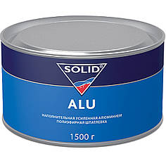 Шпаклівка наповнювальна поліефірна посилена частинками алюмінію Solid Alu, 1500 г