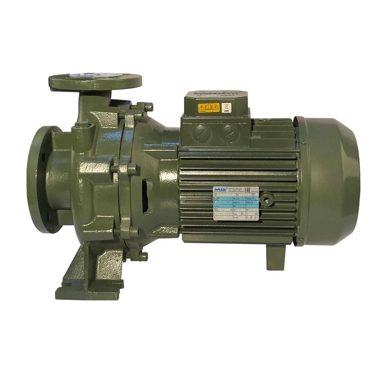 Насос моноблоковий IR 40-200A 5,5 кВт SAER (48.8 м3/год, 40 м)