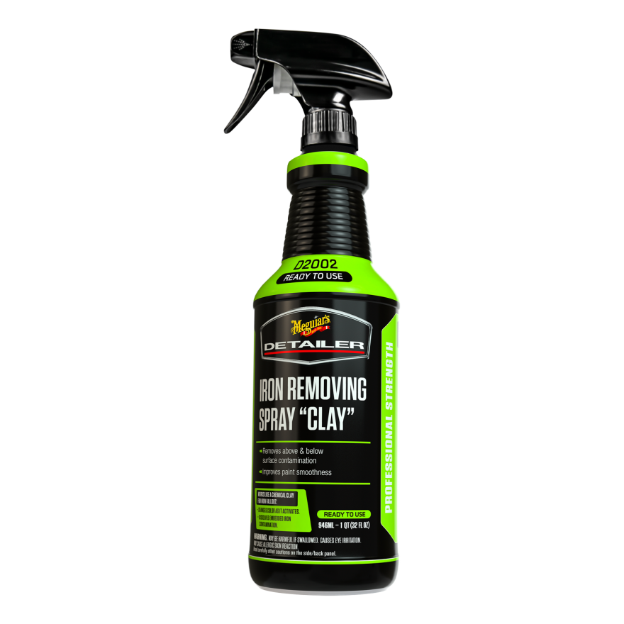 Чистка кузова від часток металу - Meguiar`s Iron Removing Spray "Clay" 946 мл. (DRTU200232)