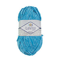 LaVita YARN VELUREX (Ярн Велюрекс) № 5801 бірюза (Пряжа велюрова, нитки плюшеві)