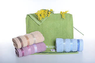 Рушники  Дрібні полоси 140*70 см