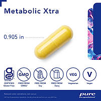 Метаболік Екстра, Metabolic Xtra, Pure Encapsulations, 90 капсул. Придатний до кінця 11.2024 року BX543, фото 4