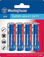 Солевая батарейка Westinghouse Super Heavy Duty AA/R6 4 шт/blister