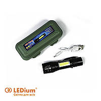 Світлодіодний ліхтарик на акумуляторі з USB