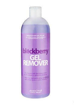 Засіб для зняття гель-лаку Jerden Proff Gel Remover з ланоліном, ожина, 500 мл
