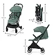 Прогулянкова коляска Kinderkraft Indy 2 Sea Green (KSINDY00GRE0000), фото 7