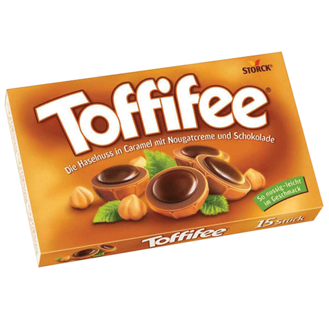 Конфеты Toffifee фундук в карамели с кремовой нугой и шоколадом Германия 125г - фото 2 - id-p1773715012