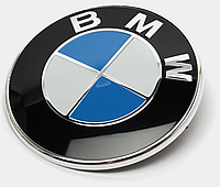 Значок BMW 74 мм. Эмблема БМВ на капот и багажник 51148132375 74 мм знак