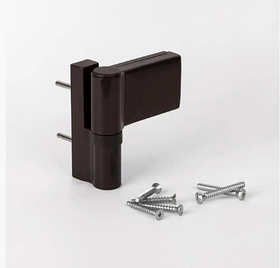 Петля дверна ASTEX DHV до 140 кг колір коричневий RAL 8019