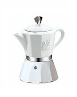 Гейзерна кавоварка G.A.T. Chic White на 4 чашки 200 мл, 01-120-04B