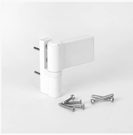 Петля дверна ASTEX DHV до 140 кг колір білий RAL 9016