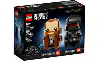 Lego BrickHeadz Обі-Ван Кенобі та Дарт Вейдер 40547