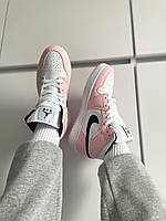 Кроссівки модні жіночі Nike Air Jordan 1 Retro Barely Rose. Кросси на кожен день Найк Аір Джордан 1., фото 6