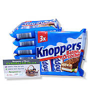 Батончики Knoppers Nussriegel з фундуком, 3шт