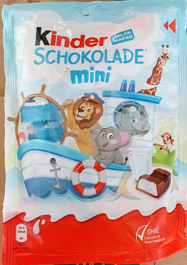 Цукерки Kinder Schokolade Mini 120 г., фото 1