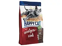 Happy Cat Supreme (Хэппи Кэт Сюприм) сухой корм 1,4 кг для взрослых кошек с говядиной