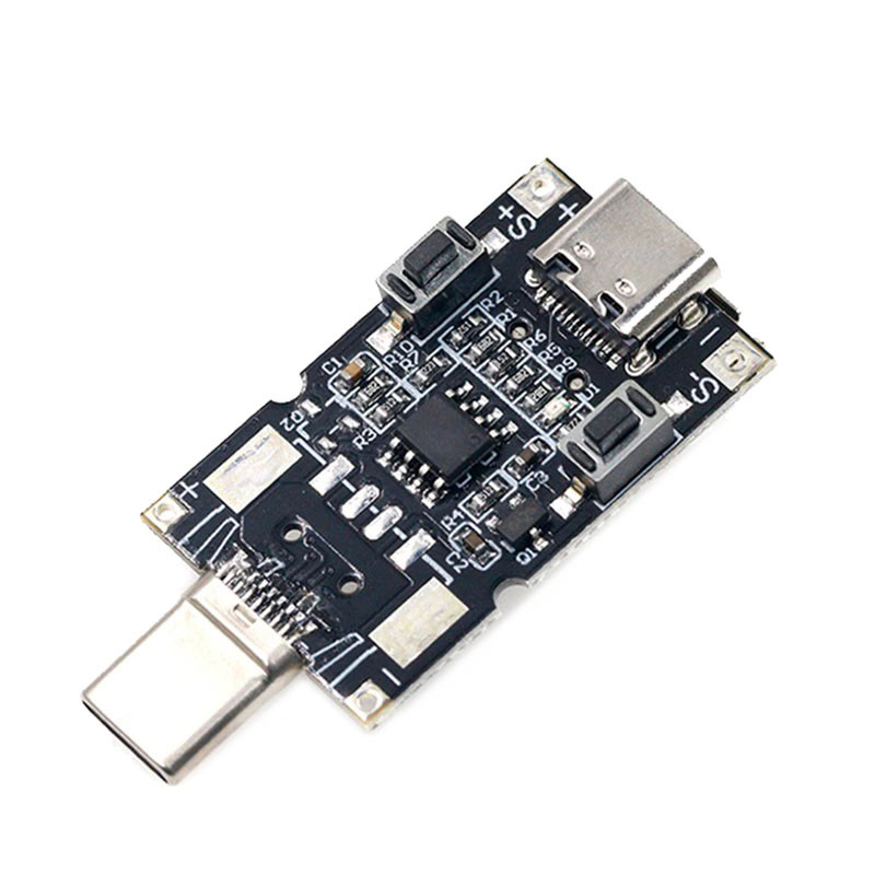 Плата PD2.0/3.0 тригер керований із напругою 5-20 Вольт 100 Вт, вхід TYPE-C тато Apeyron PD 100W-F, фото 1