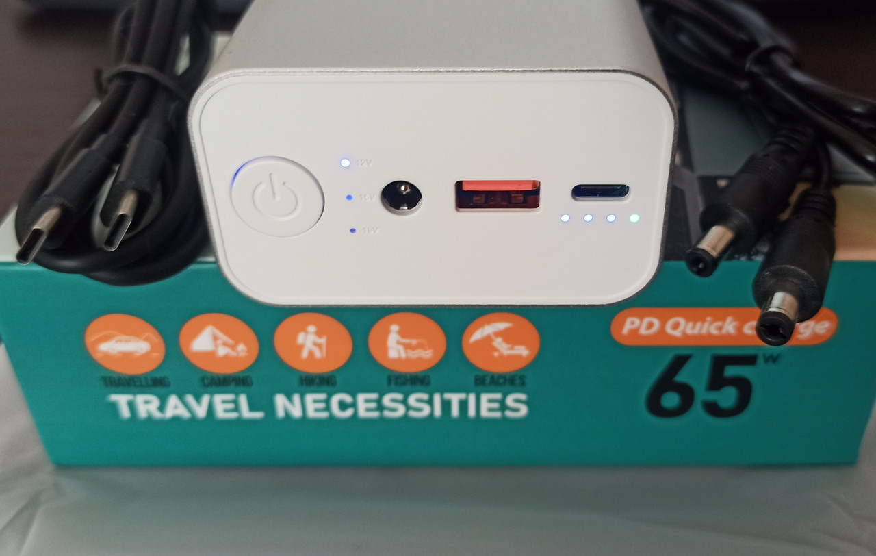 Купити Павербанк 30000 mAh 65W з DC виходом для роутера, ноутбука ...