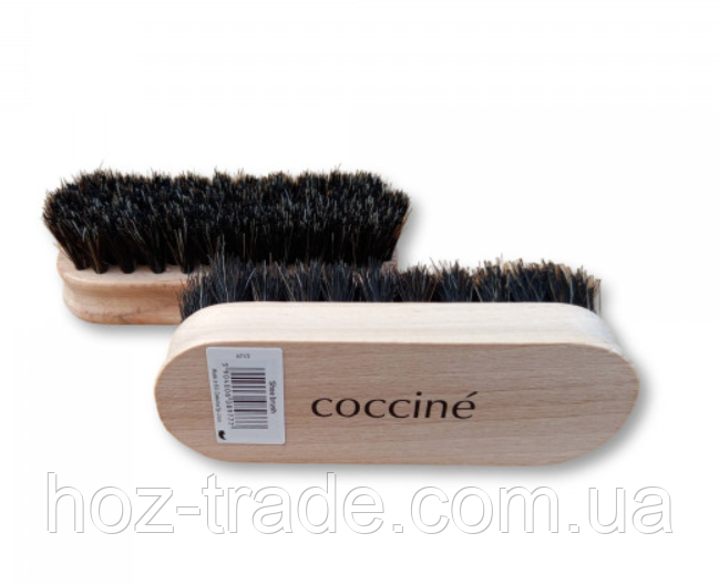 Щітка для взуття темний ворс COCCINE 12 см не лакована