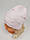 Дитячі польські демісезонні трикотажні шапки оптом для дівчат, р.44-46, Agbo, фото 2
