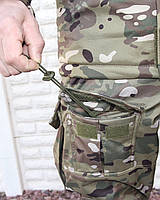 Штани з наколінниками утеплені тактичні з тканини SoftShell Армійські для ЗСУ камуфляжні, фото 2