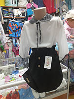 Шкільний костюм для дівчинки блуза спідниця р. 128 - 152