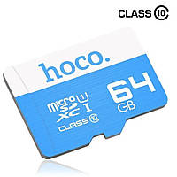 Карта памяти Hoco TF SDXC 64GB high speed синяя