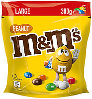 Драже Арахис в Шоколаде и Цветной Глазури M&M's Peanut Large 300 г Германия