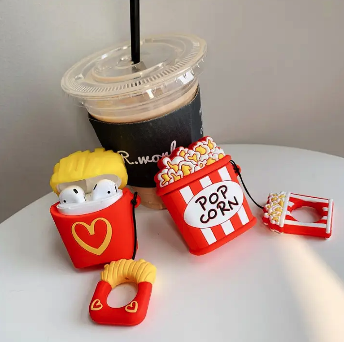 Чохол Big Hero для Apple Airpods 1/Airpods 2 McDonalds Fries, фото 5