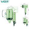 Компактний дорожний фен для волосся VGR V-421 Olive 1200W, фото 4