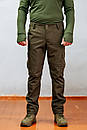 Тактичний водонепроникний костюм softshell хакі 42-76 розміри, фото 6