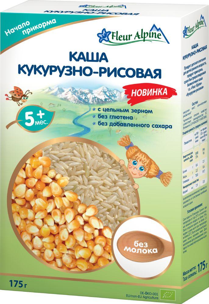 Каша кукурудзяно-рисова безмолочна Флер Альпин, 175г